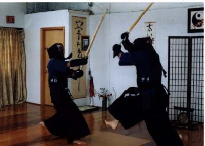 Shiai in our Dojo